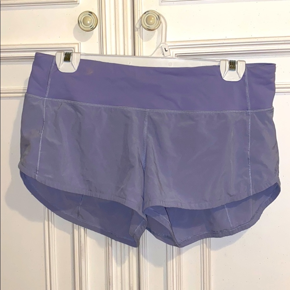 Light Purple Lululemon shorts